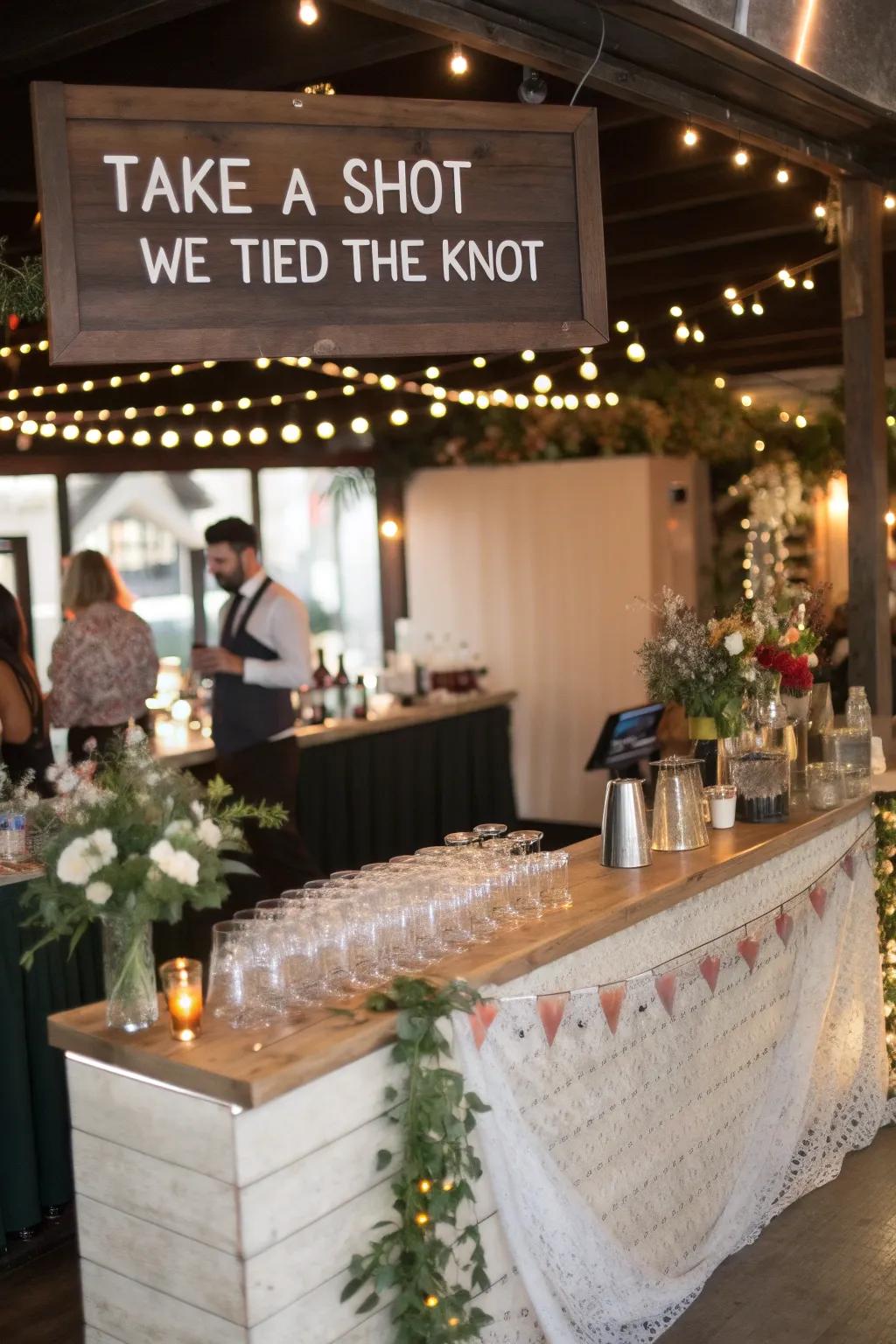 Cheers to laughter with this toast.