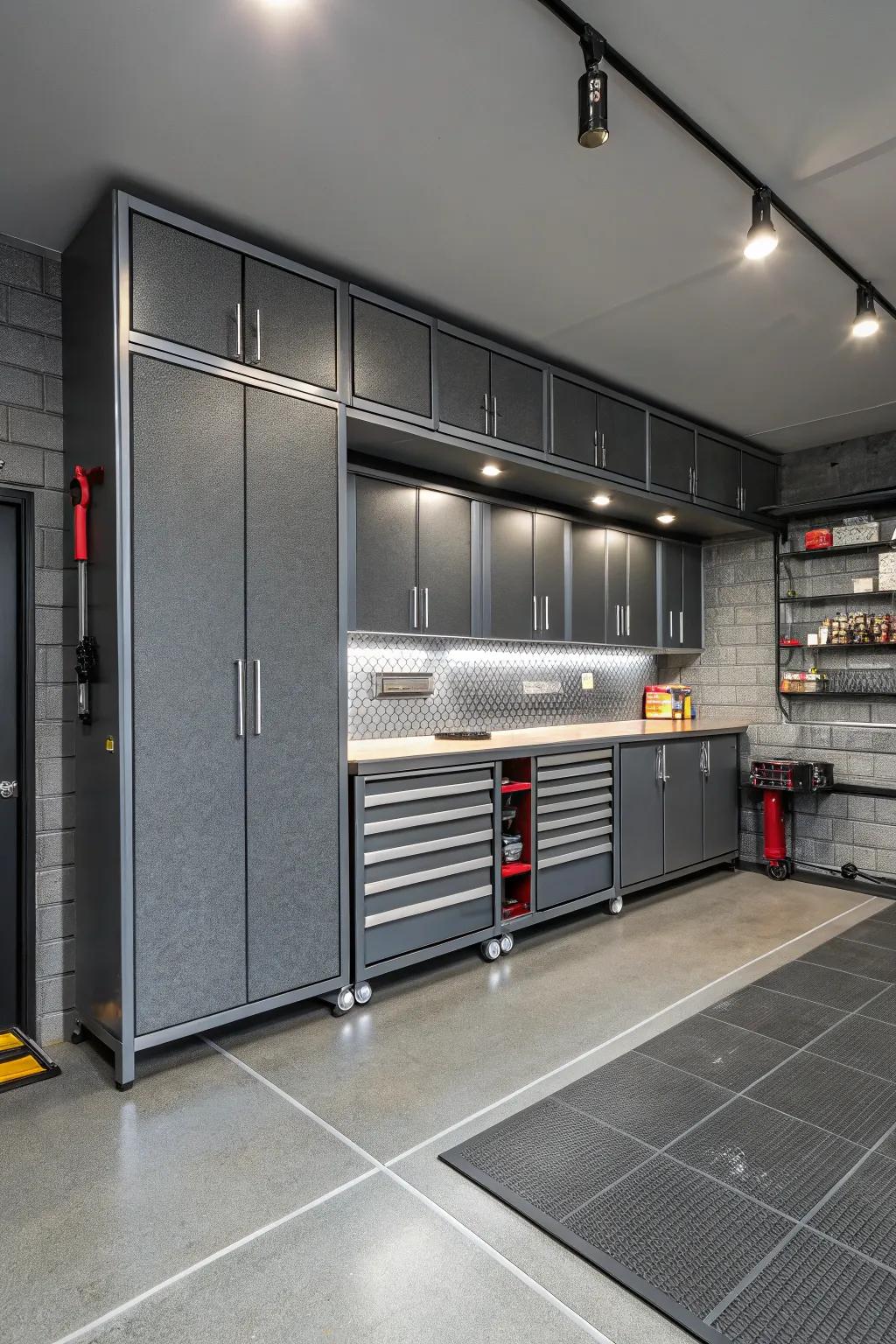 Graphite gray adds sophistication and modern appeal.