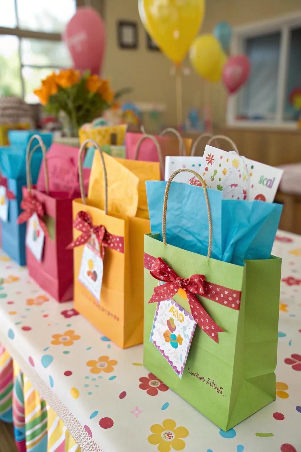 Petite gifting pouches present a delightful approach to showcasing gift cards.