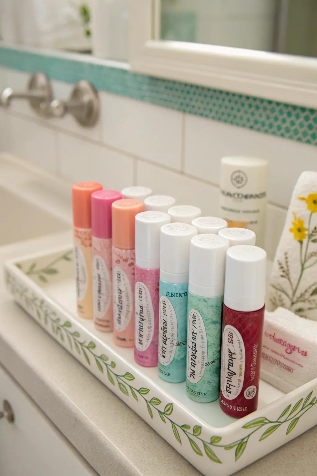 Lip balms that provide smoothness and hydration.