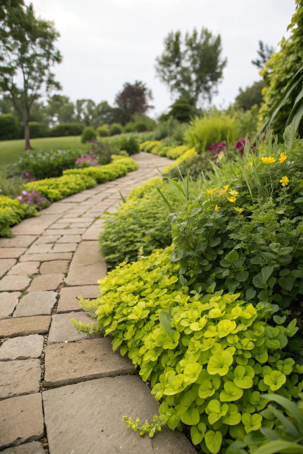 Ground covers you can walk on bring beauty and function to walkways.