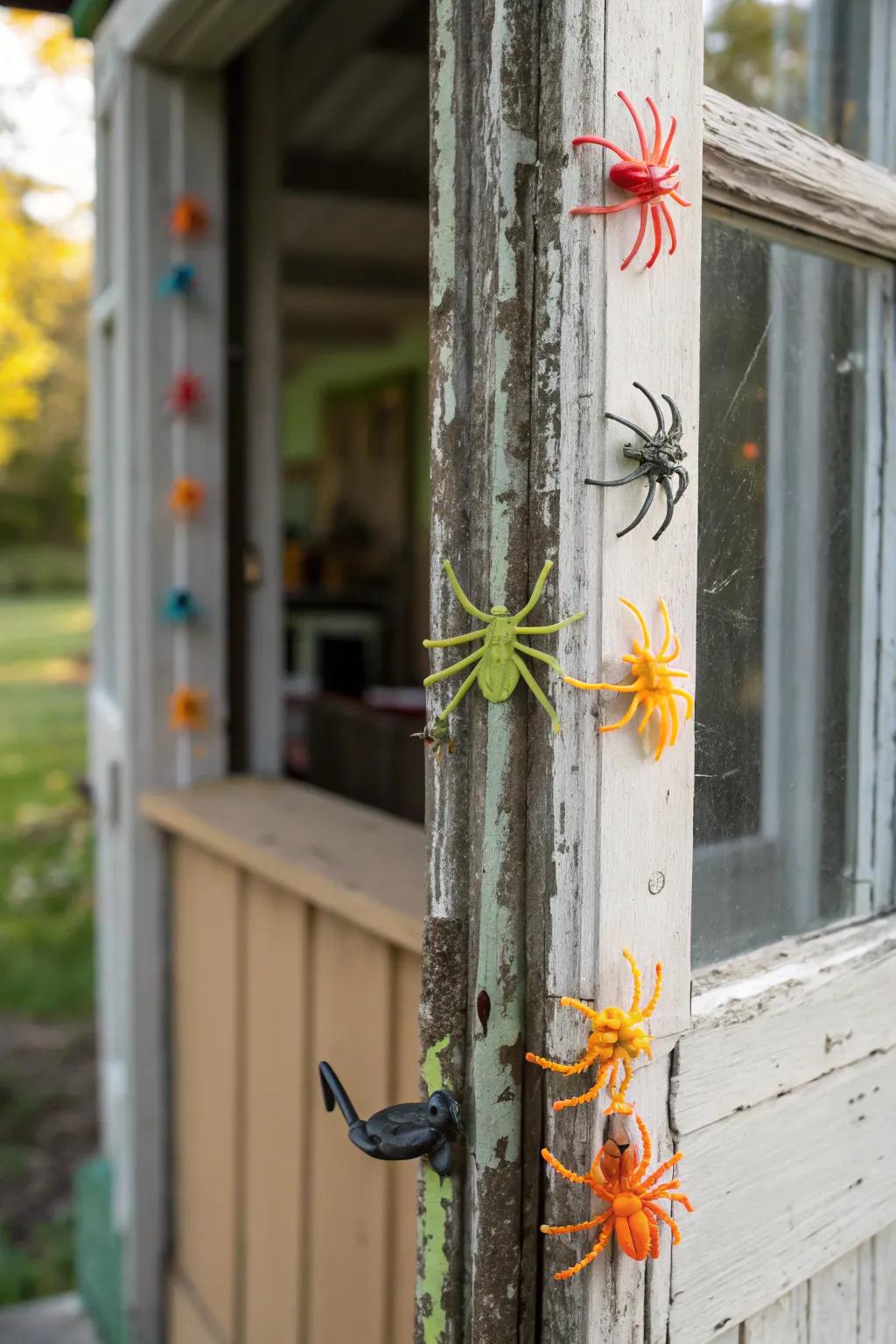 Inject some creepy-crawly excitement to your entrance.