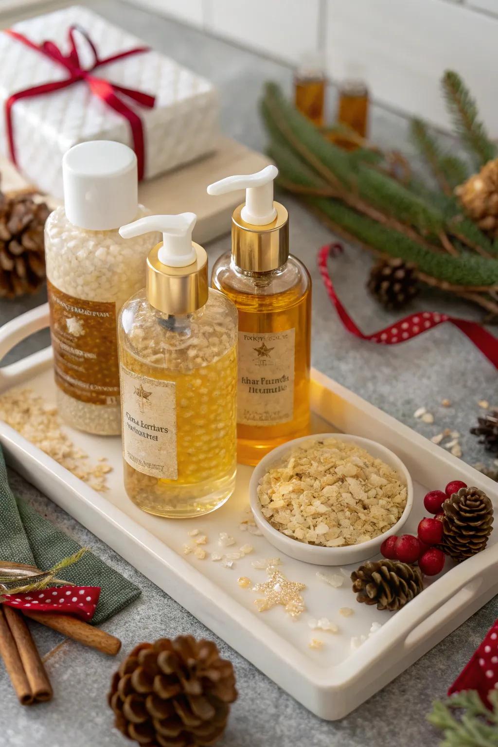 Gourmet hand cleansers for an opulent detail