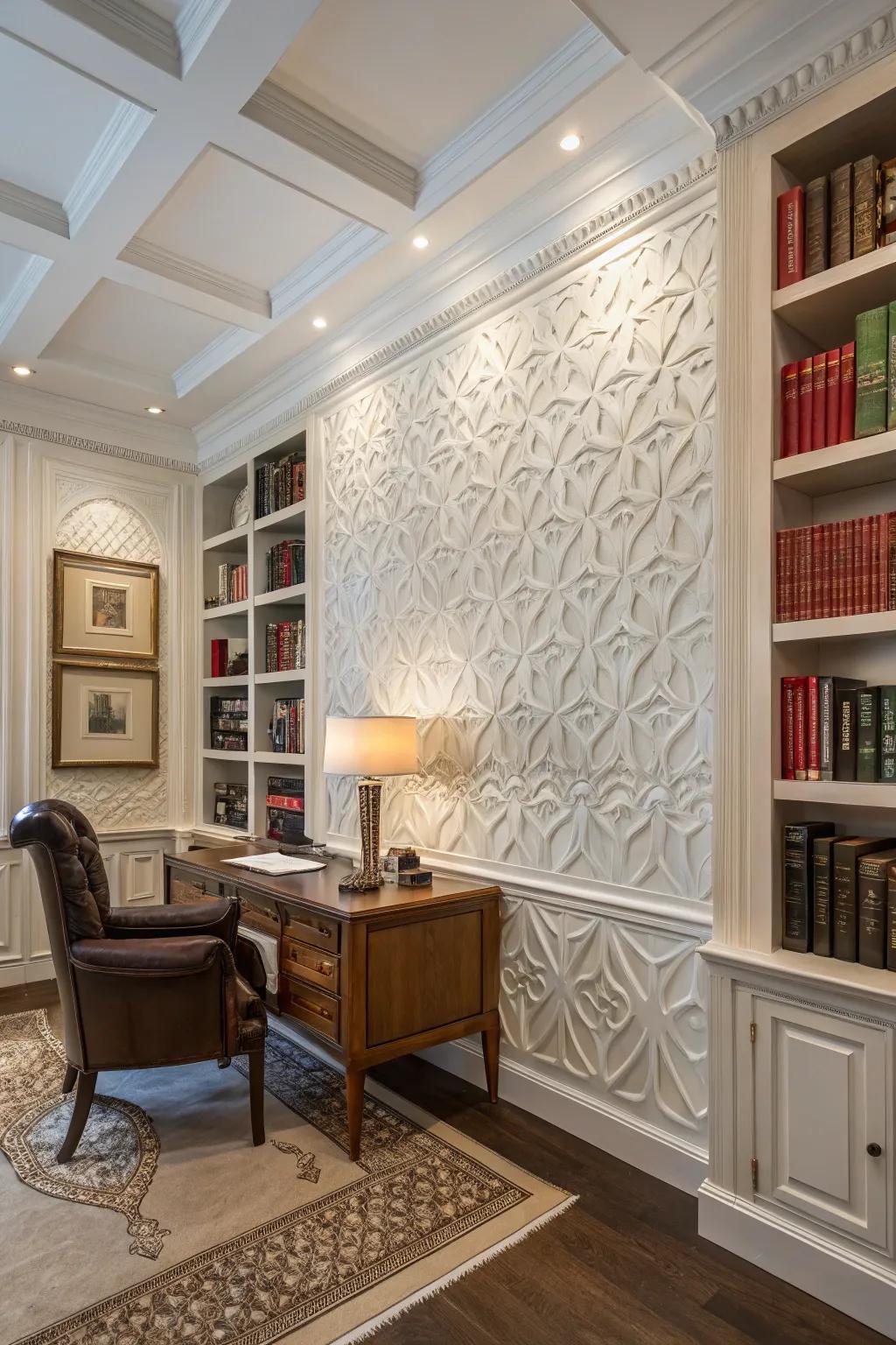 Unexpected textures can transform and elevate any space.