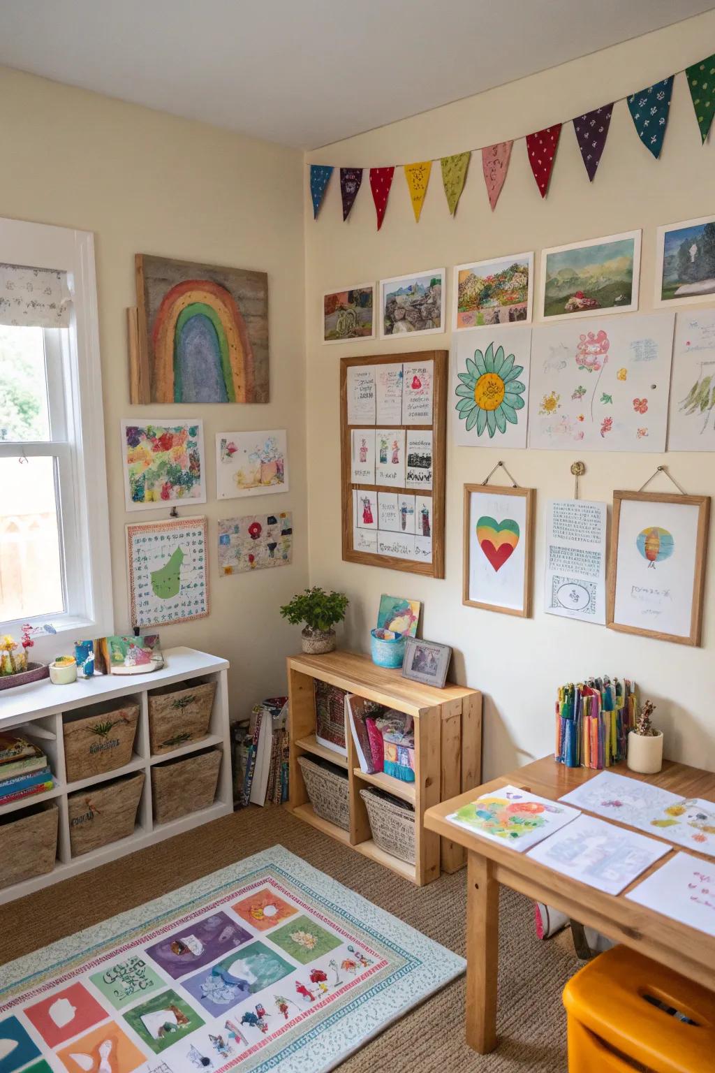 Art displays enhance personalization and inspire creativity in your space.