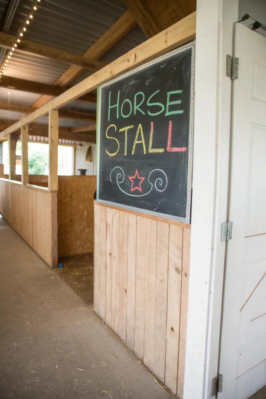 Sketchboards provide a dynamic and interactive decoration.