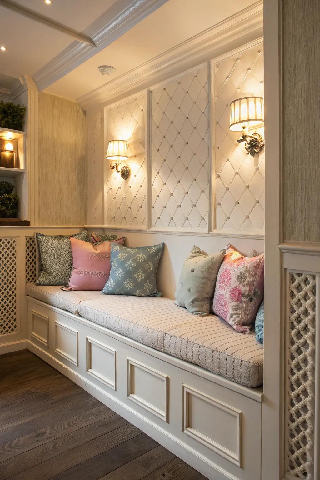 Comfortable nooks append charm and functionality