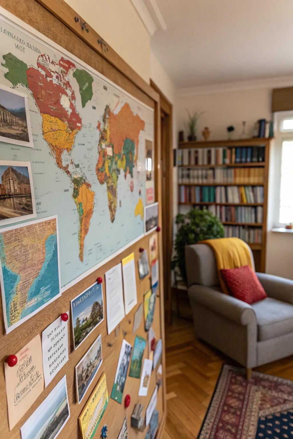 Fuel your wanderlust using a board dedicated to journey dreams.