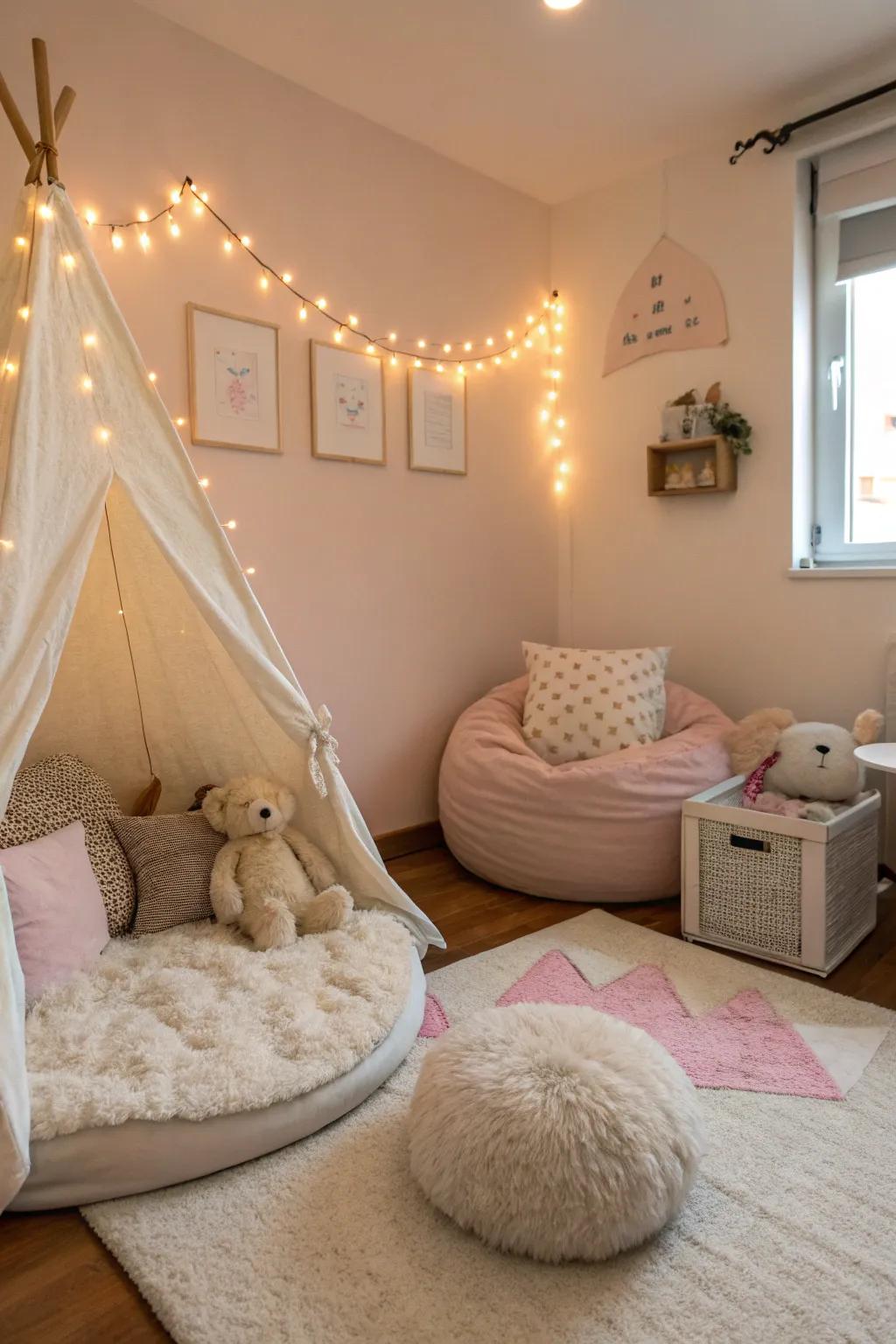 A quiet retreat for infants to relax and recharge.