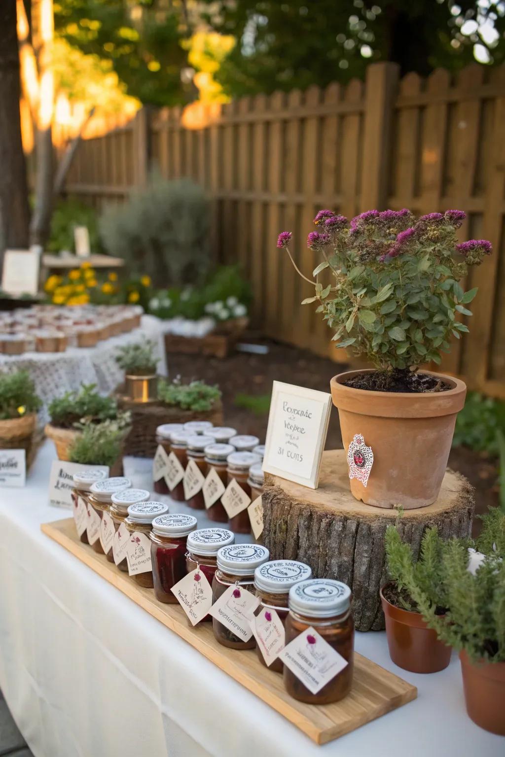 Tailored wedding mementos inject a caring detail for attendees.