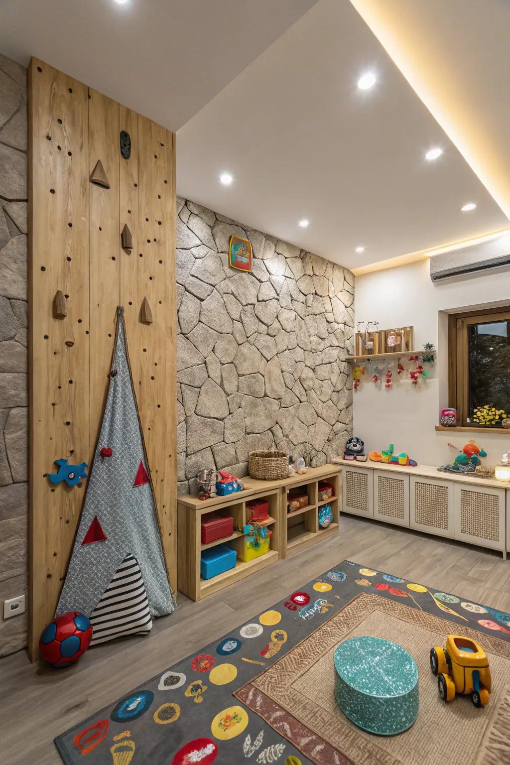 Natural-inspired materials bring the outdoors inside.