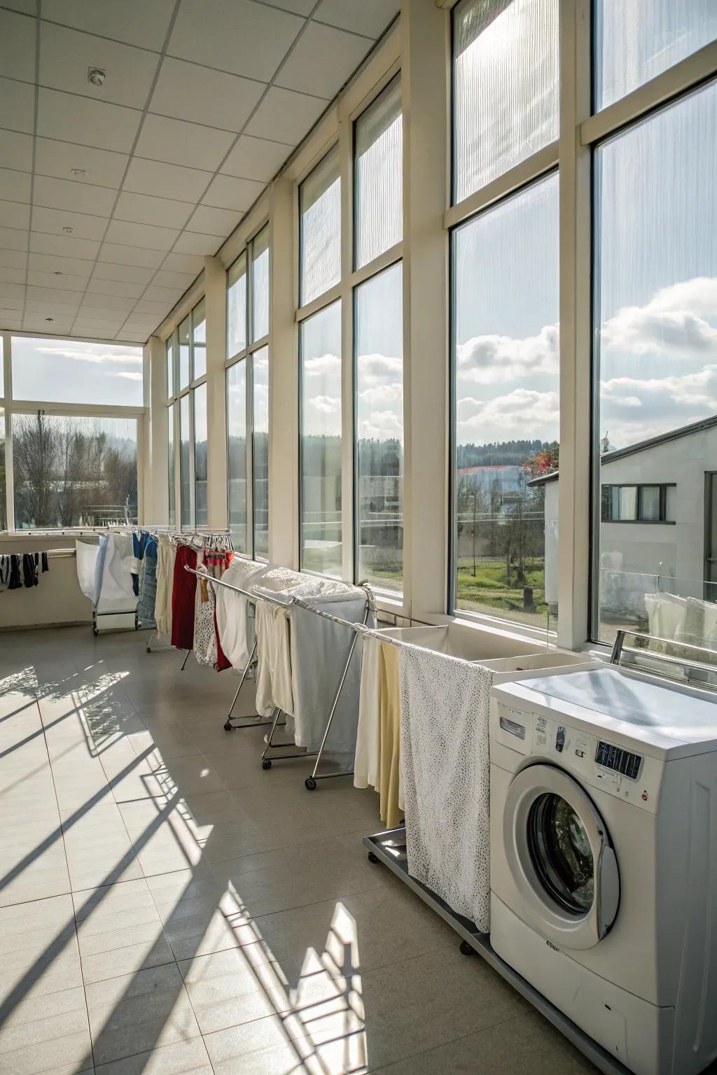 Maximize natural light for a cheerful space.