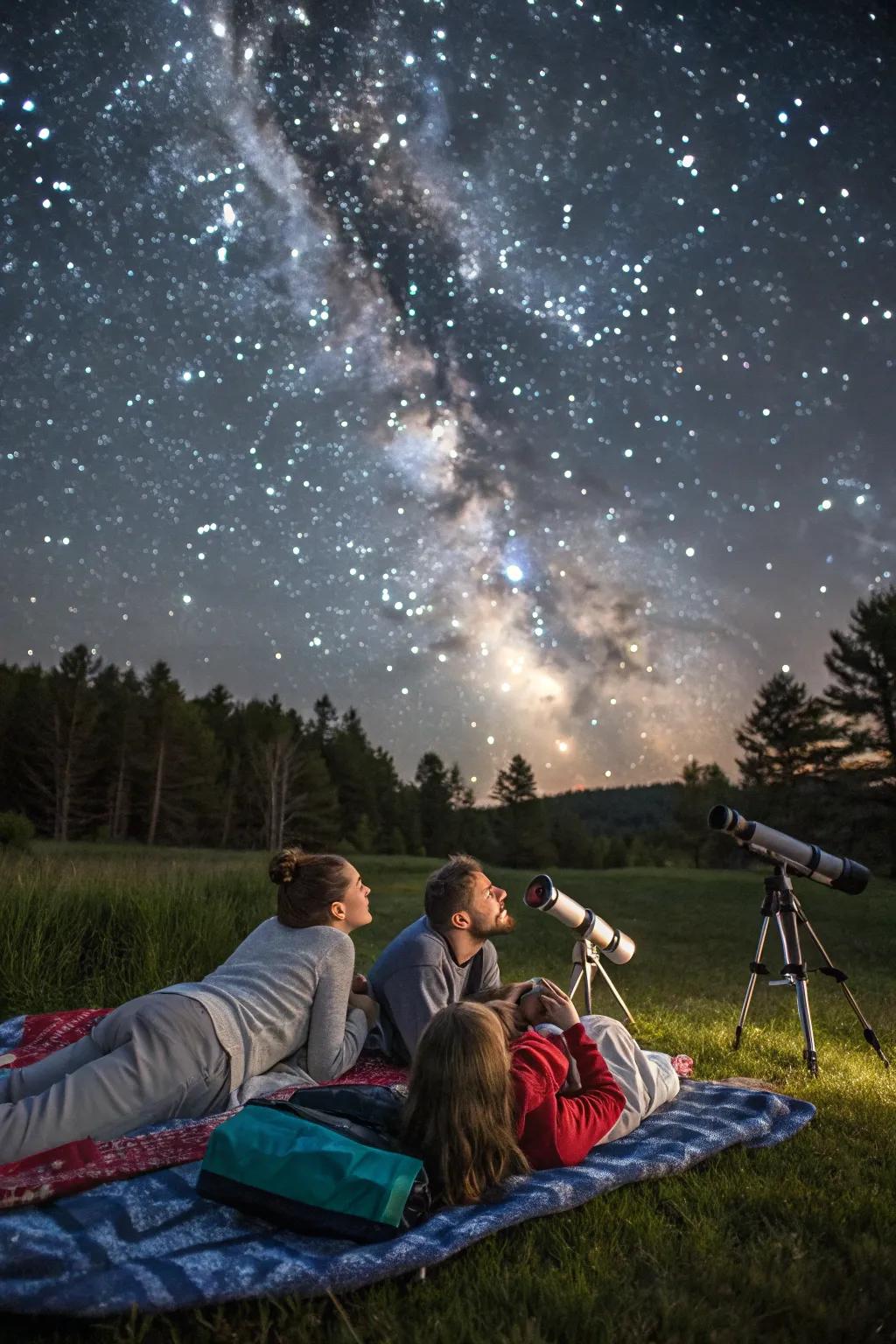 A mesmerizing celestial gazing night beneath Maine’s sky.