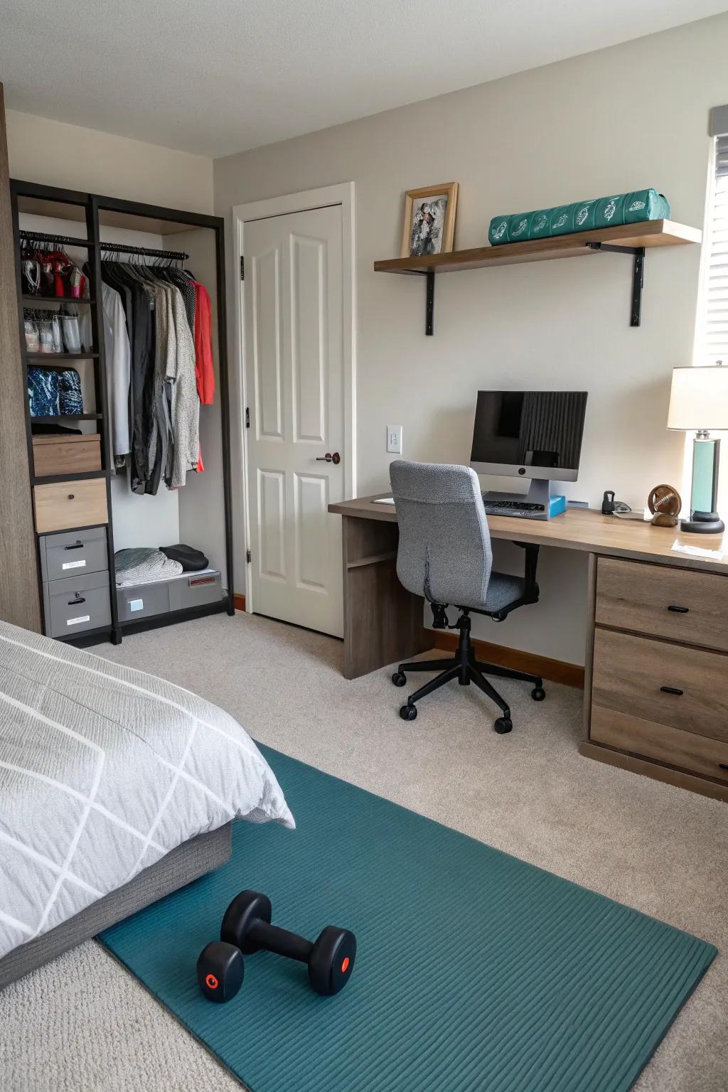 A multi-functional area bolsters a dynamic and balanced mode.