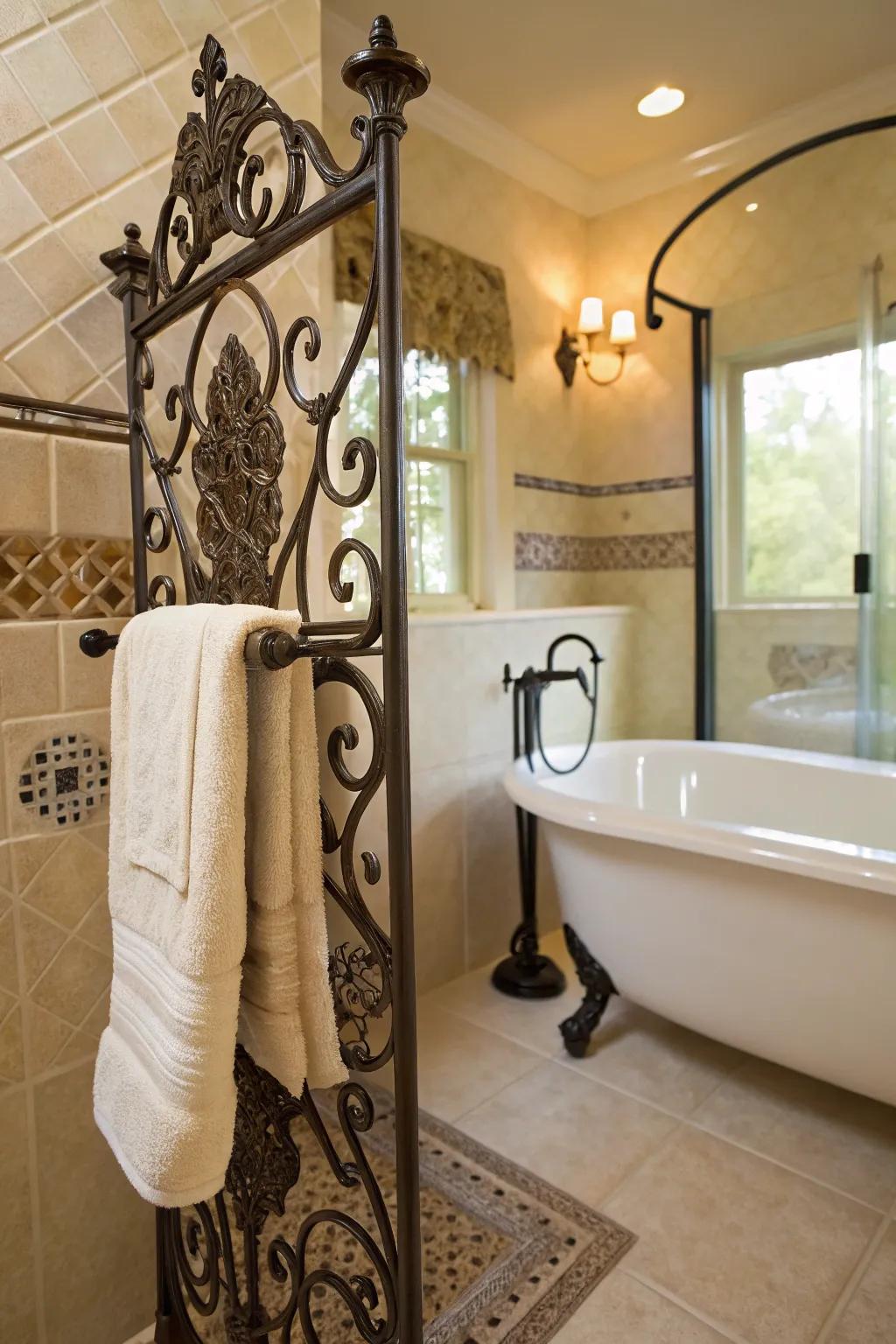 Iron forged features add strength and character.