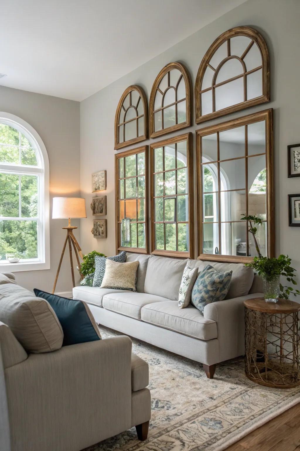 Window-style reflectors brighten and open up rooms.
