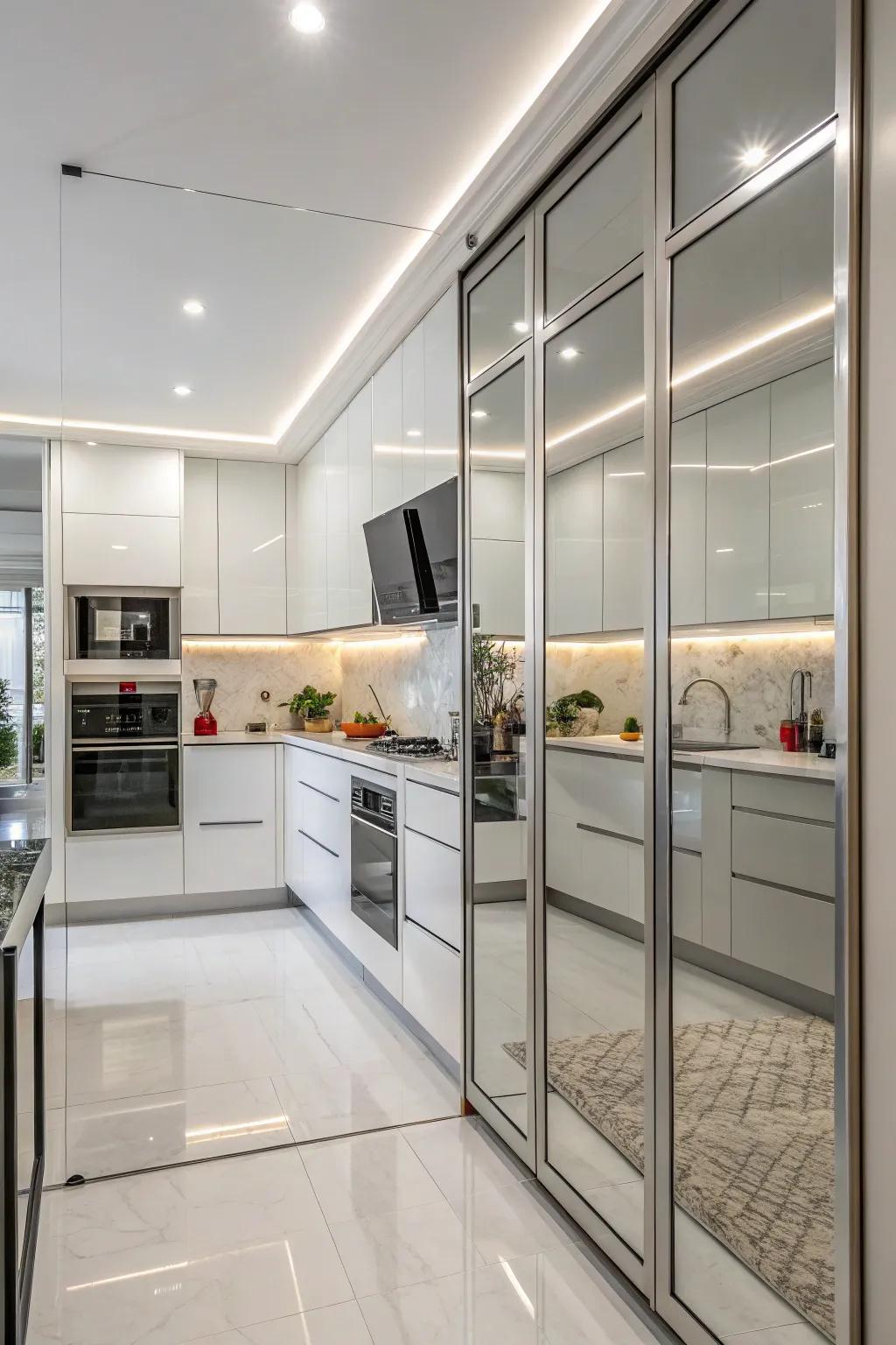 Reflector cooking space units contribute a modern touch.