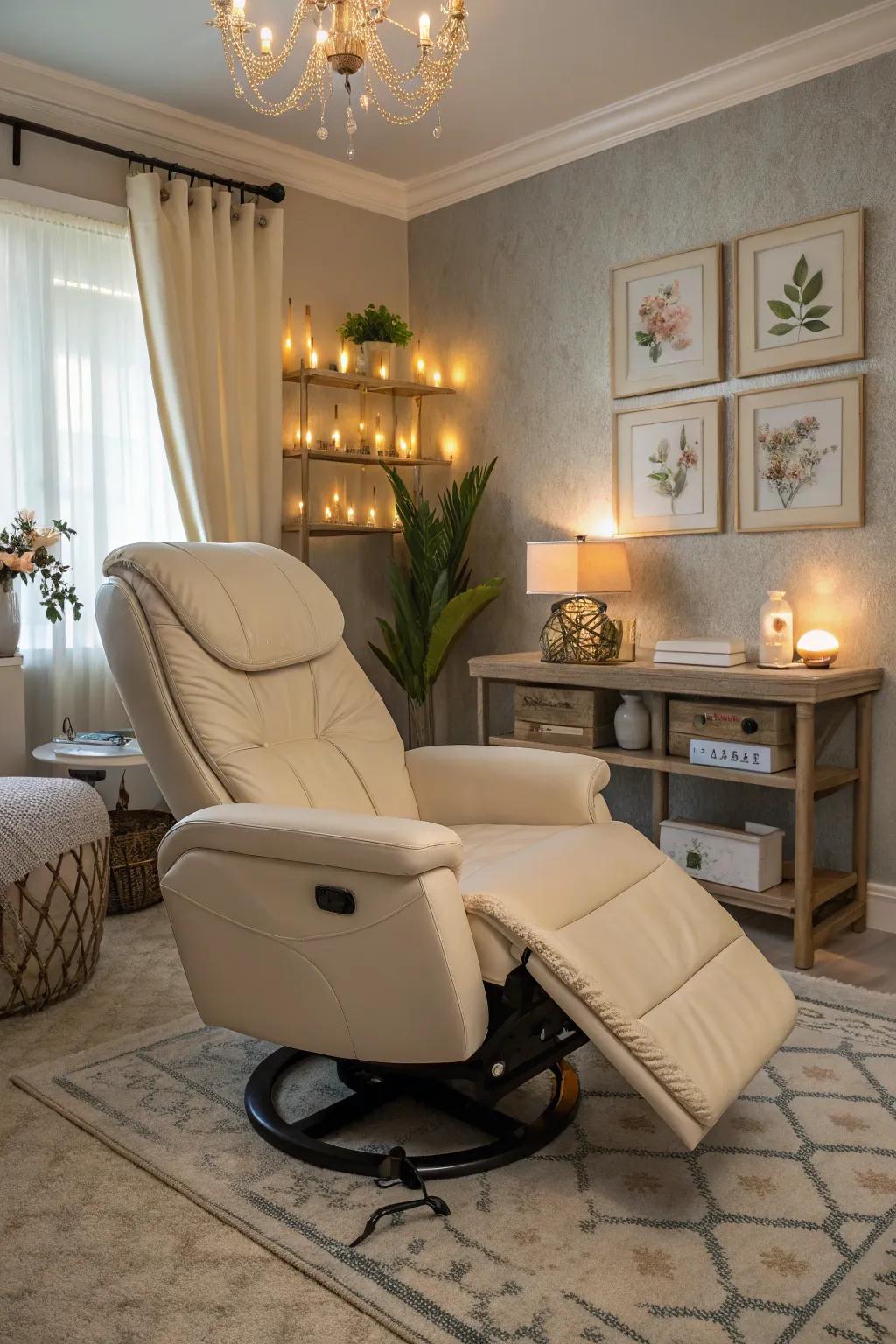 Rubdown seats deliver relaxation and relief to your workday.