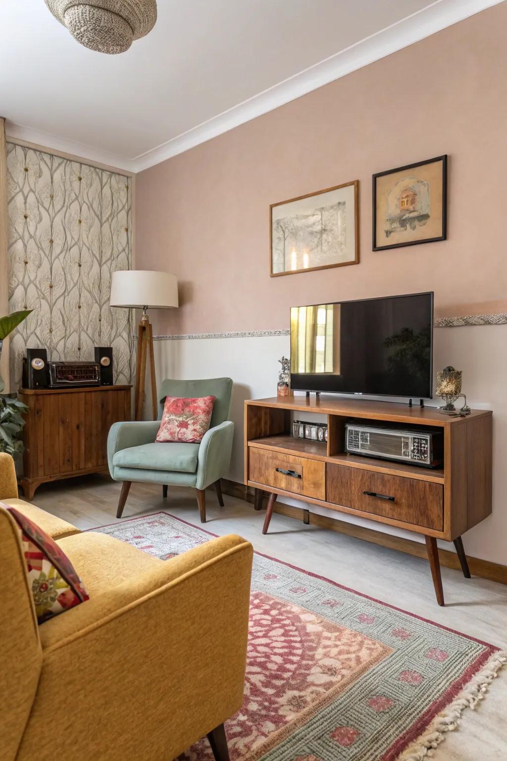 Vintage finds that add character and charm.