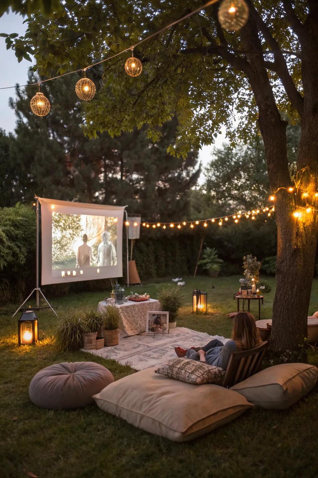 Outdoor cinematic evenings deliver a magical cinematic encounter.