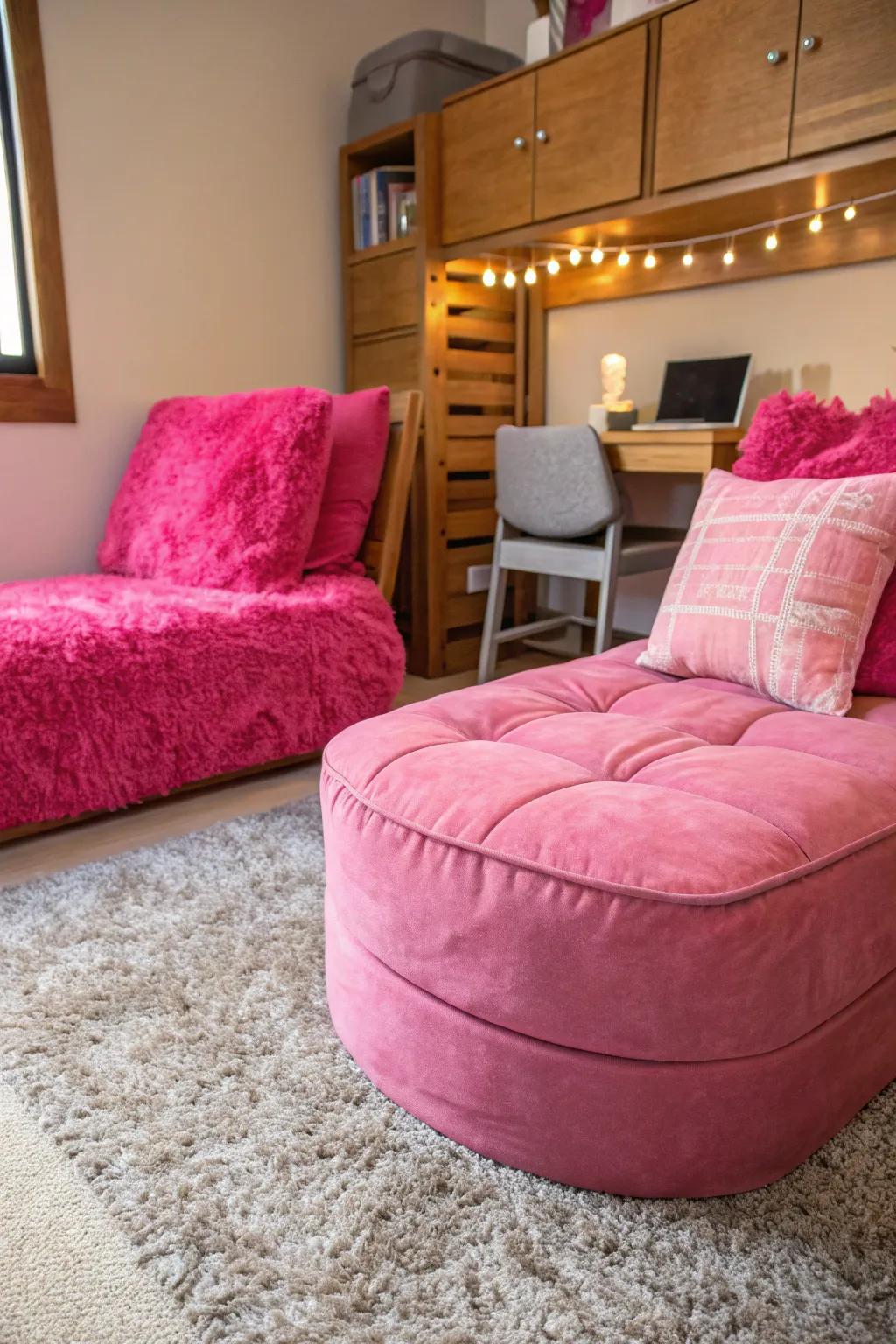 Textural components enrich the sensory experience of your room.