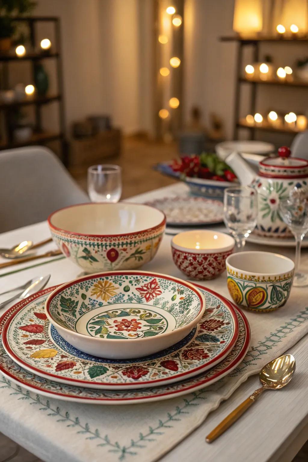 Celebrate heritage using cultural details.