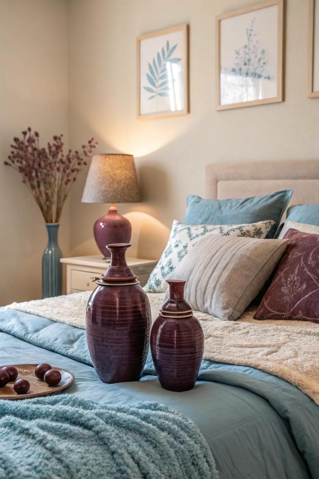 Ornamental purple brings simple touches lacking full commitments.