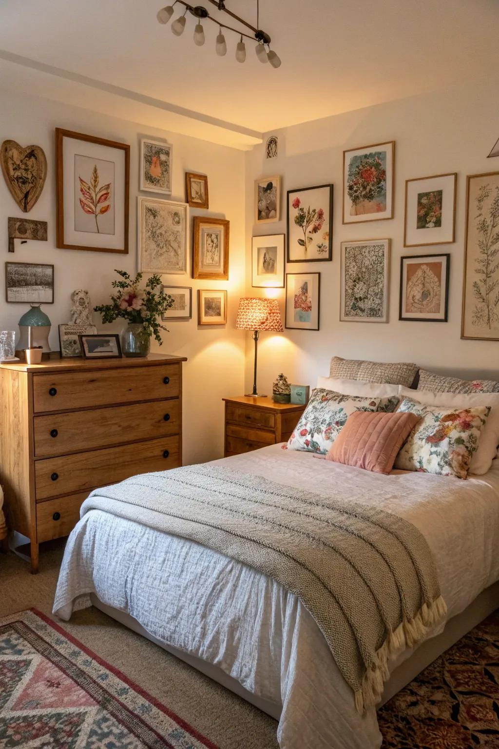 Artistic pieces introduce character and personalization.