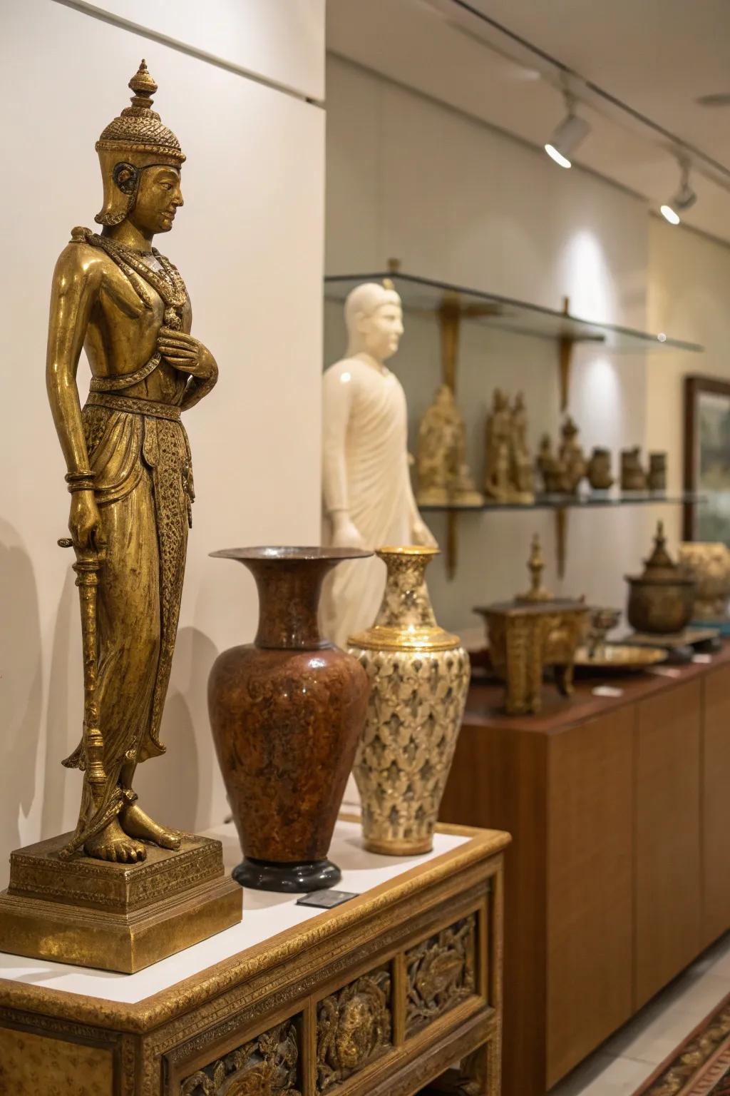 Tasteful trinkets add depth and character to your room.