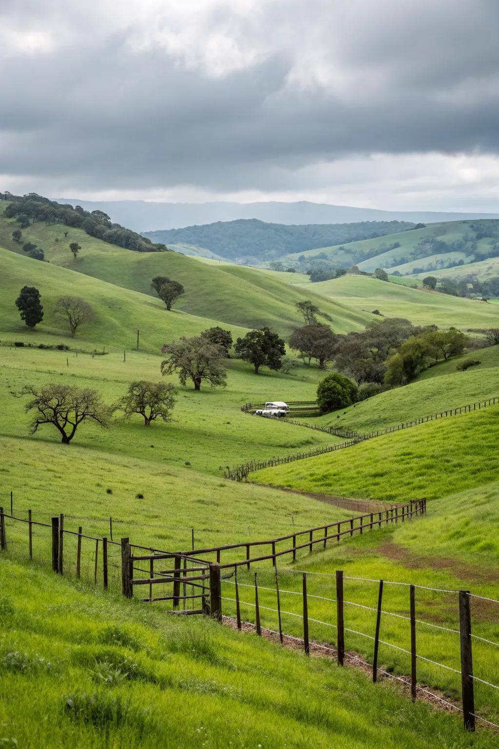 Covert fencing maintains open views and pet safety.