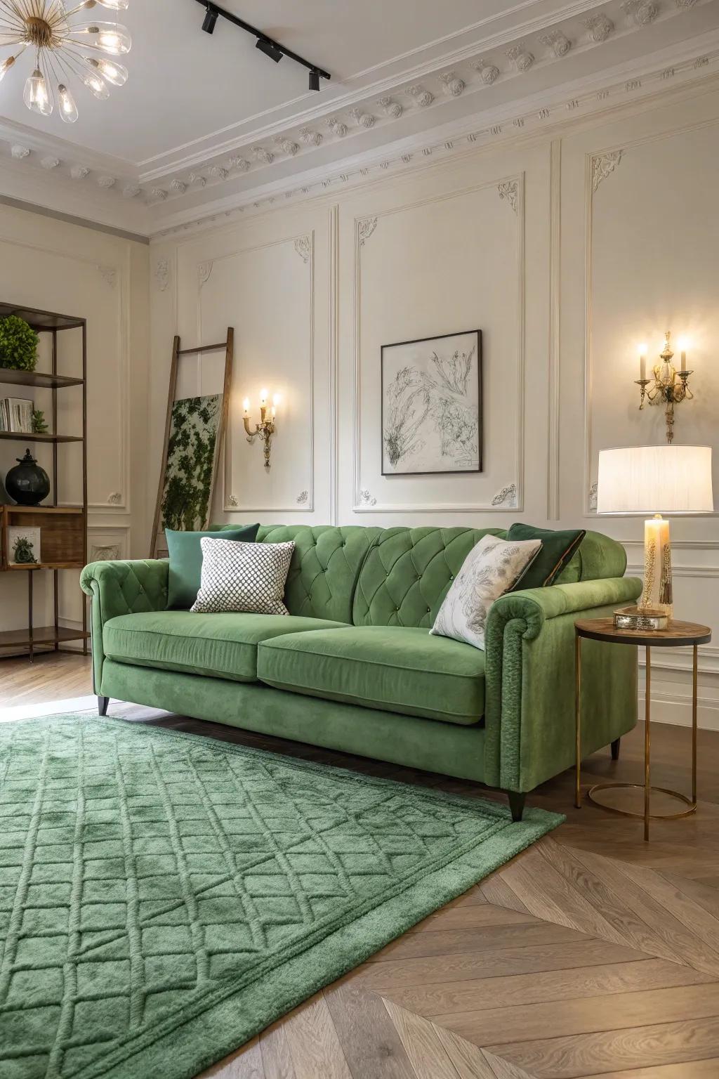 Monochromatic themes proffer a seamless and cohesive visage.