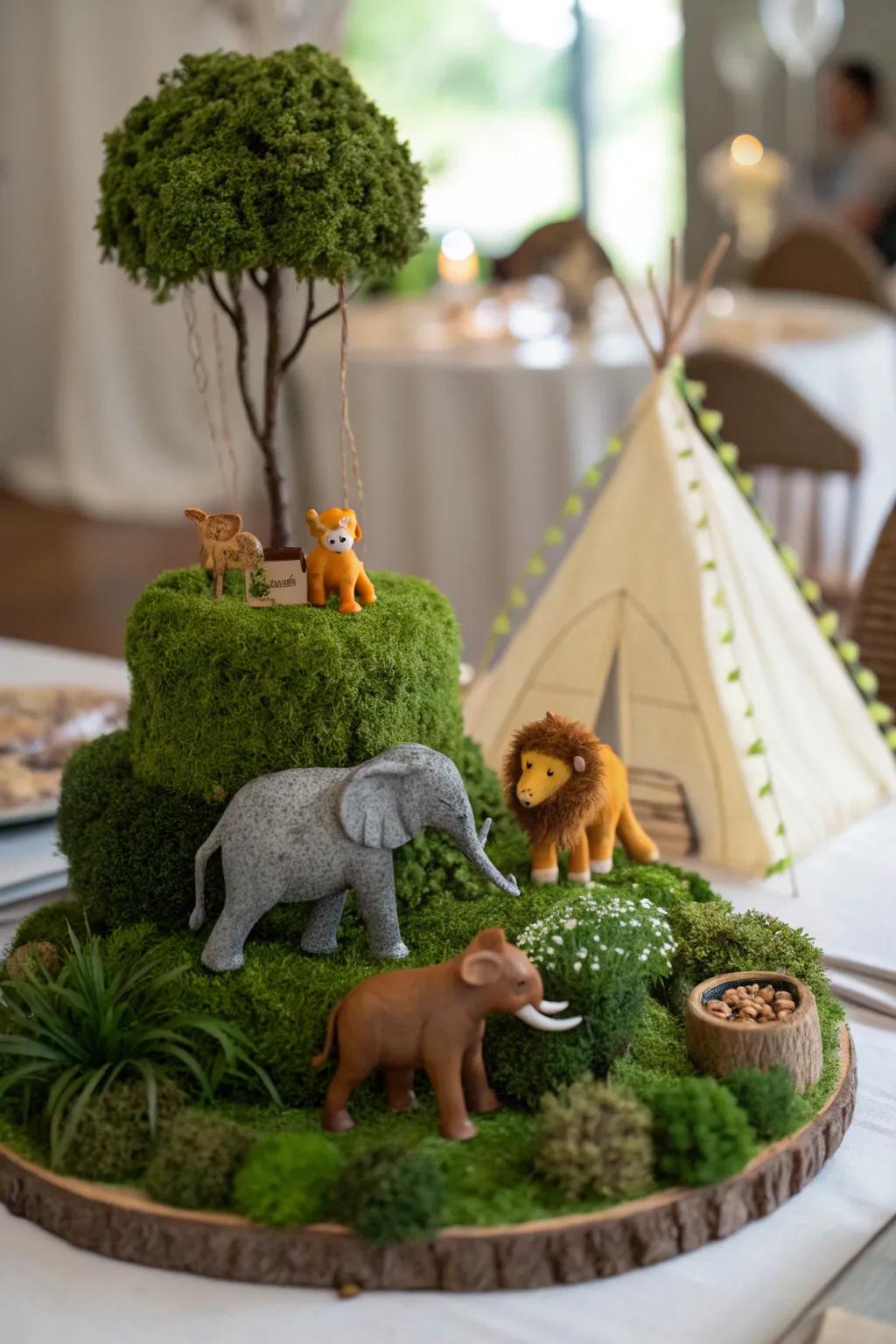 Creative application of algae offers an organic touch.