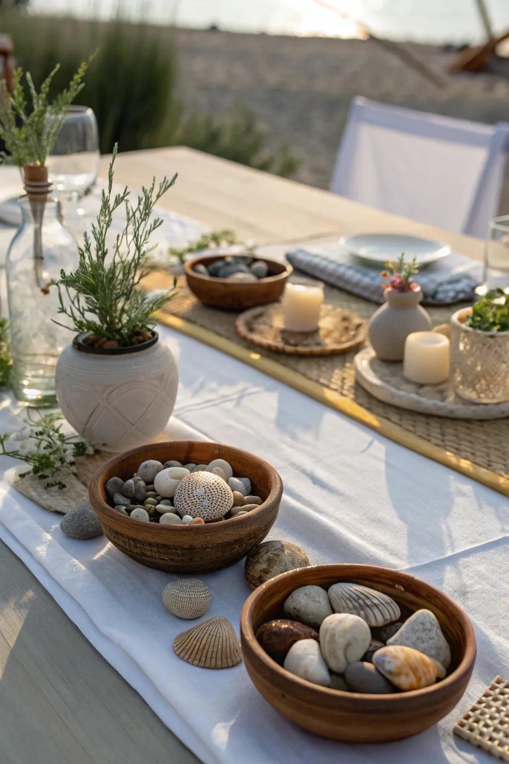 Nature-inspired elements bring a sense of the outdoors inside.