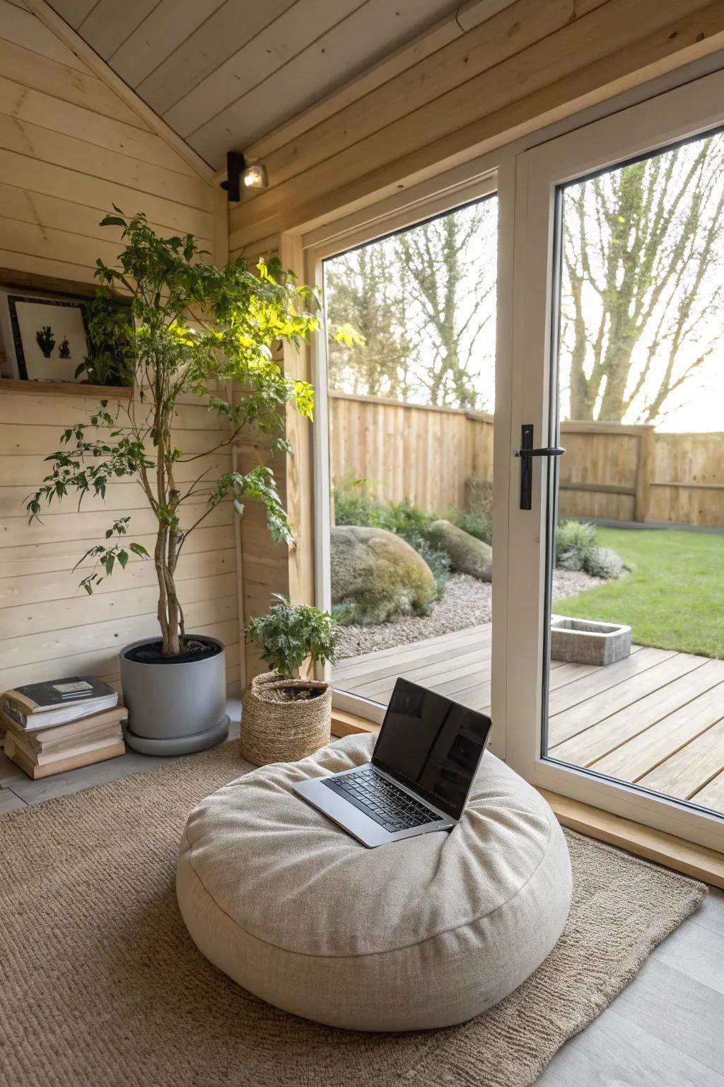 A tranquil Zen nook designed for serenity.