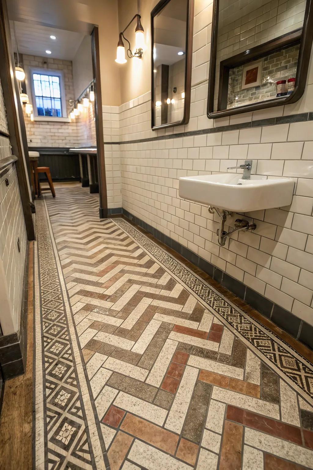 Unique floors introduce individuality and appeal.