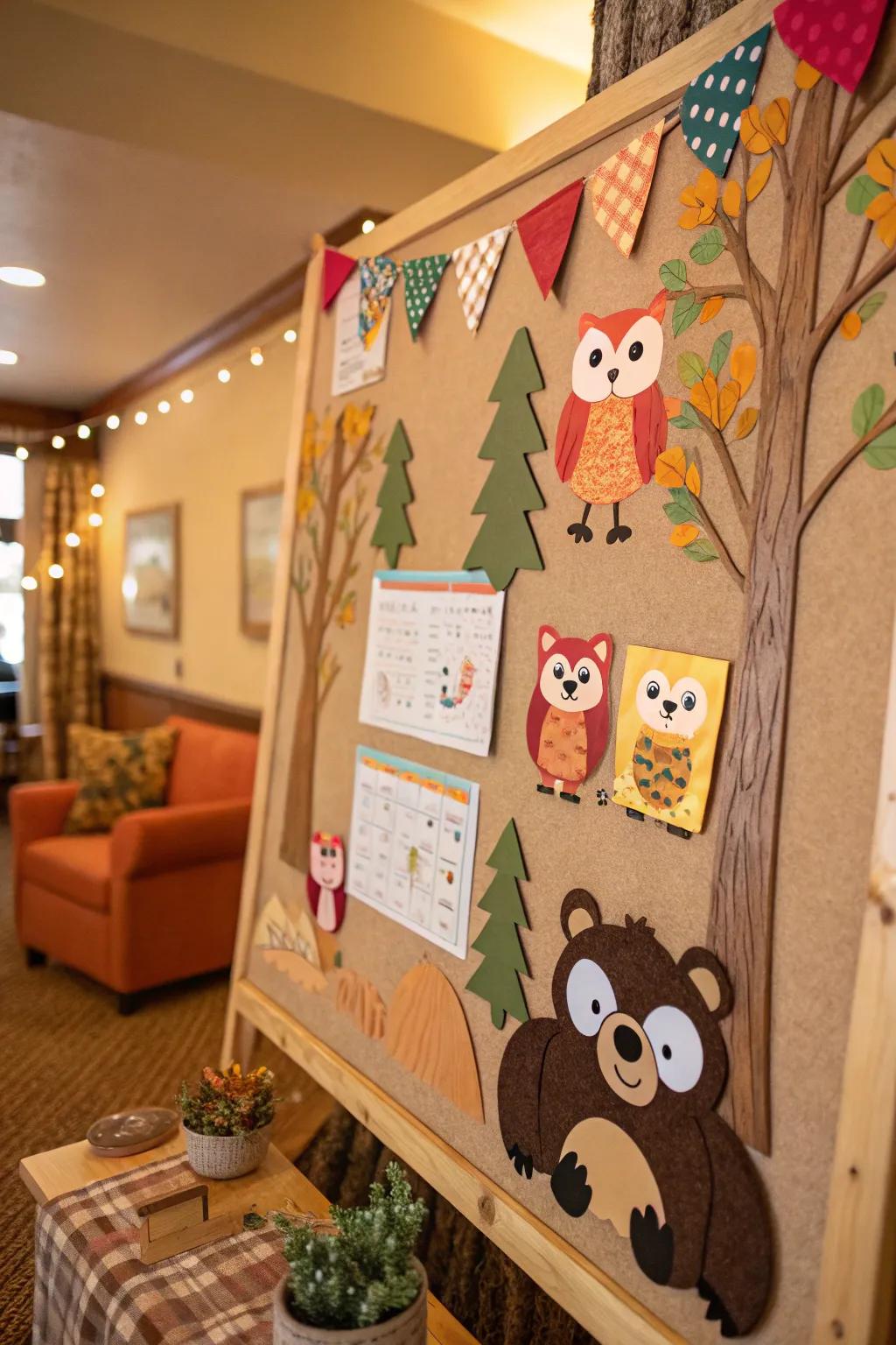 Forest pals add a fun and lively feel.