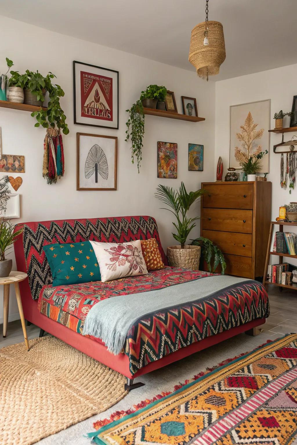 Bold patterns add character and fun to your decor.