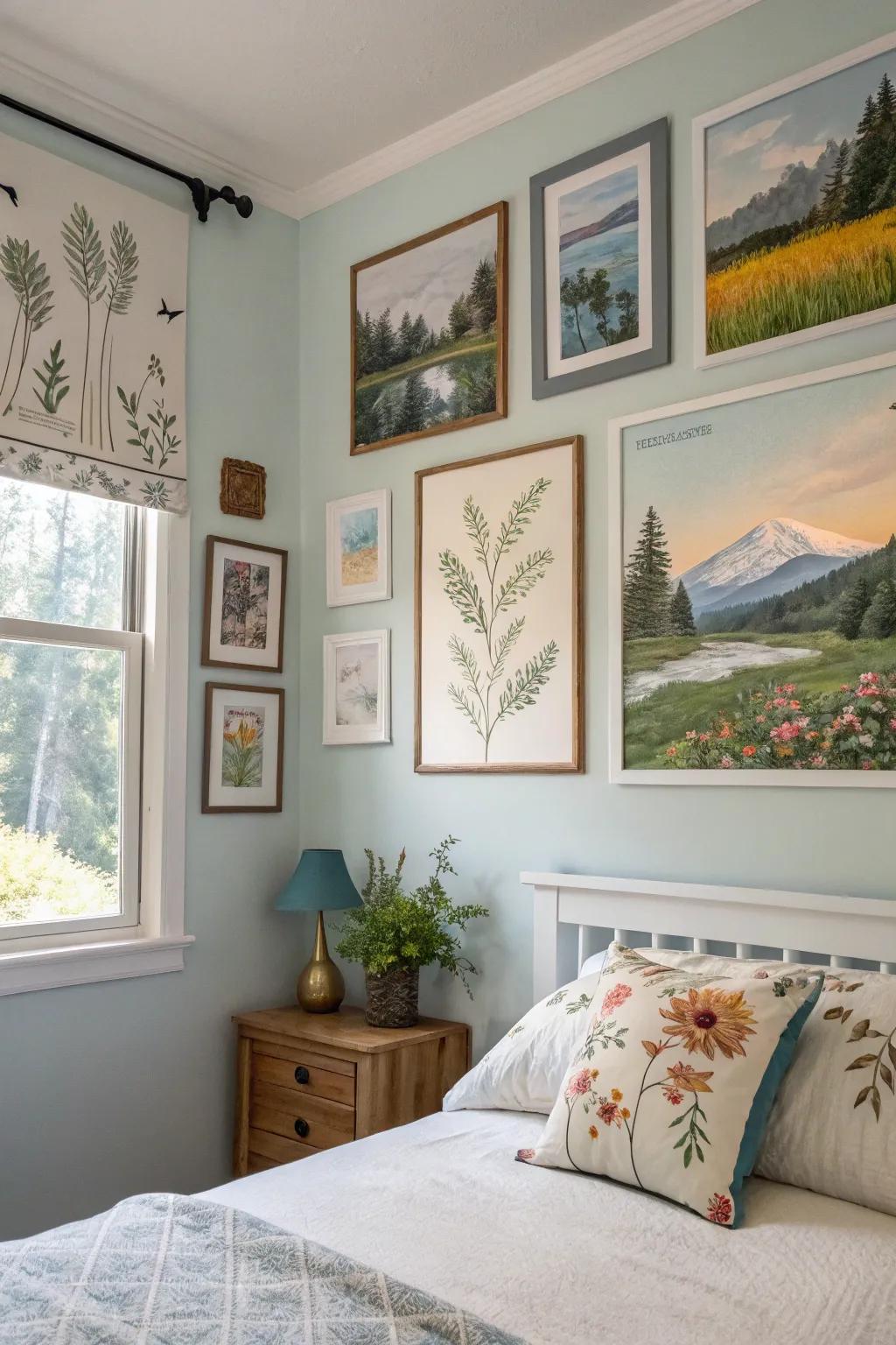 Nature-inspired art connects your space to the outdoors.
