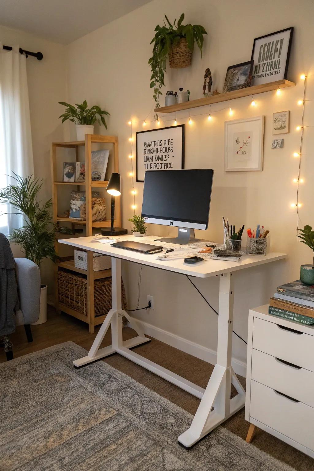 Good lighting improves ease and reduces eye strain.