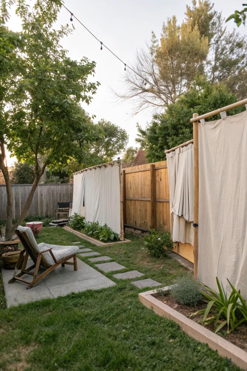 Textile partitions delivering a versatile and stylish privacy solution.