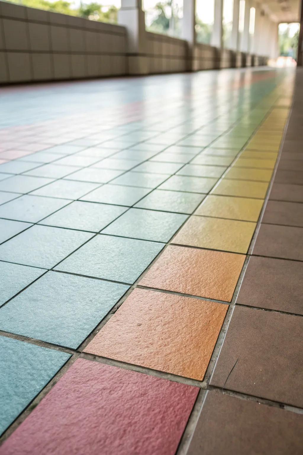 Gradient changes offer a gentle and subtle motion.