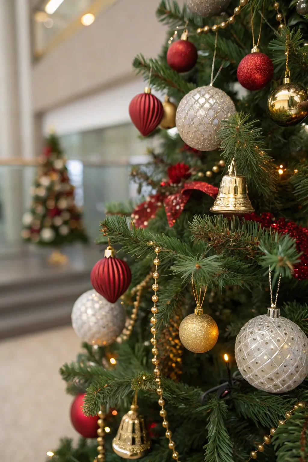 Sensory decorations make the fir a multi-sensory experience.