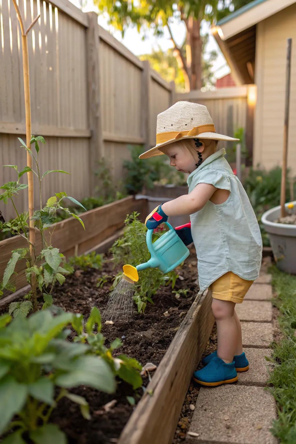 Nurturing a love for nature with garden fun.