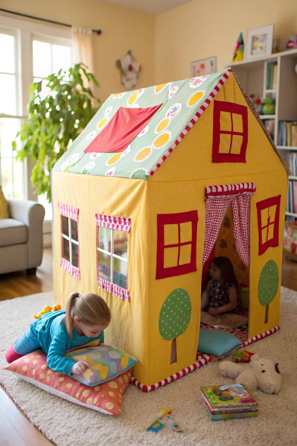 Unleash imagination with a playhouse.