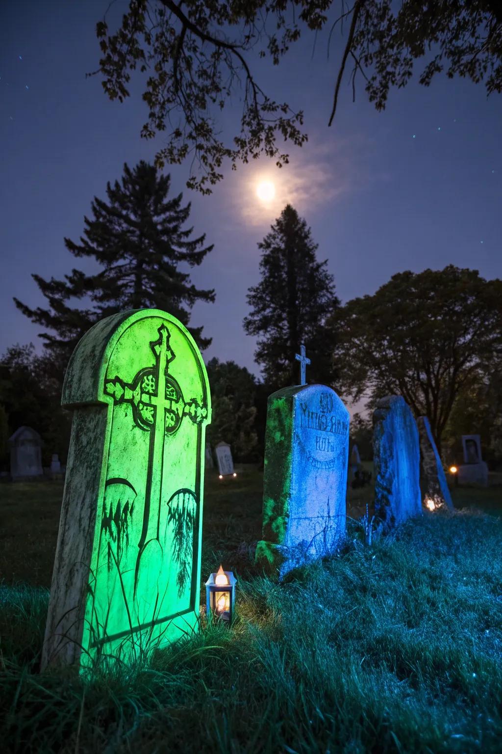 Glow-in-the-dark effects add a magical touch to nighttime displays.