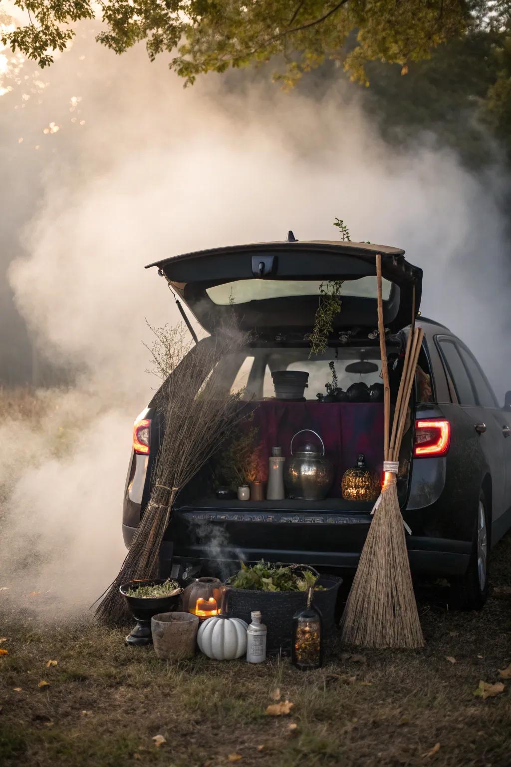 Vapor adds an ethereal, mysterious touch.