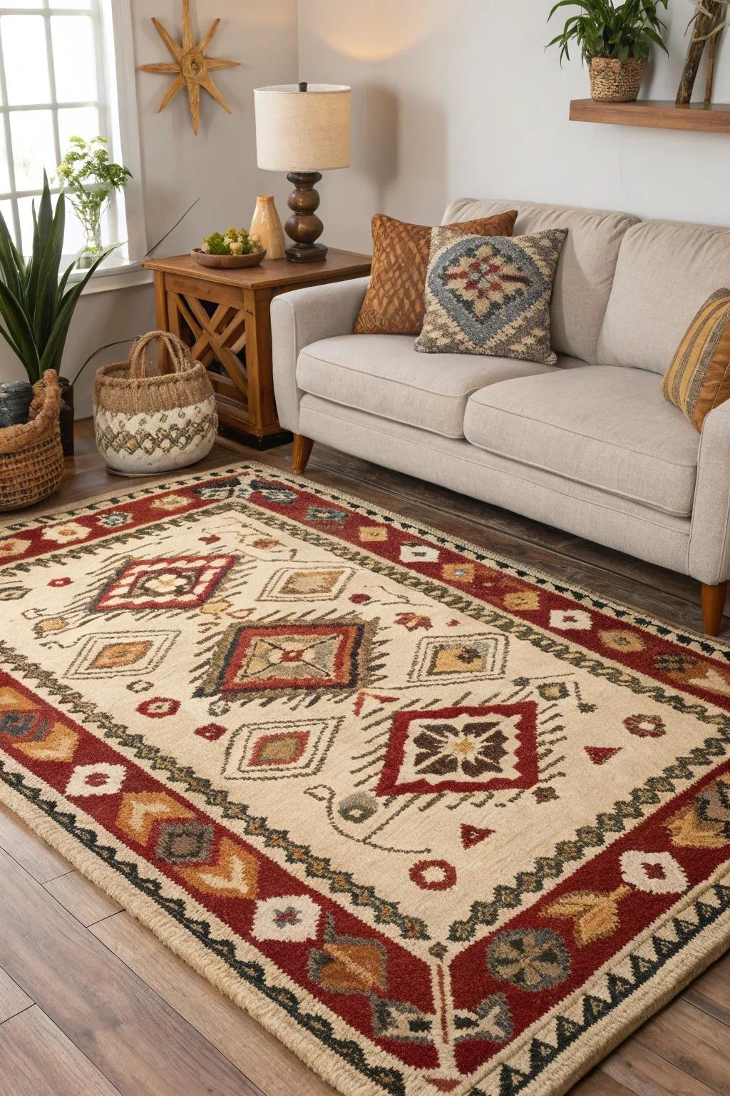Culturally inspired patterns bring heritage and identity to decor.