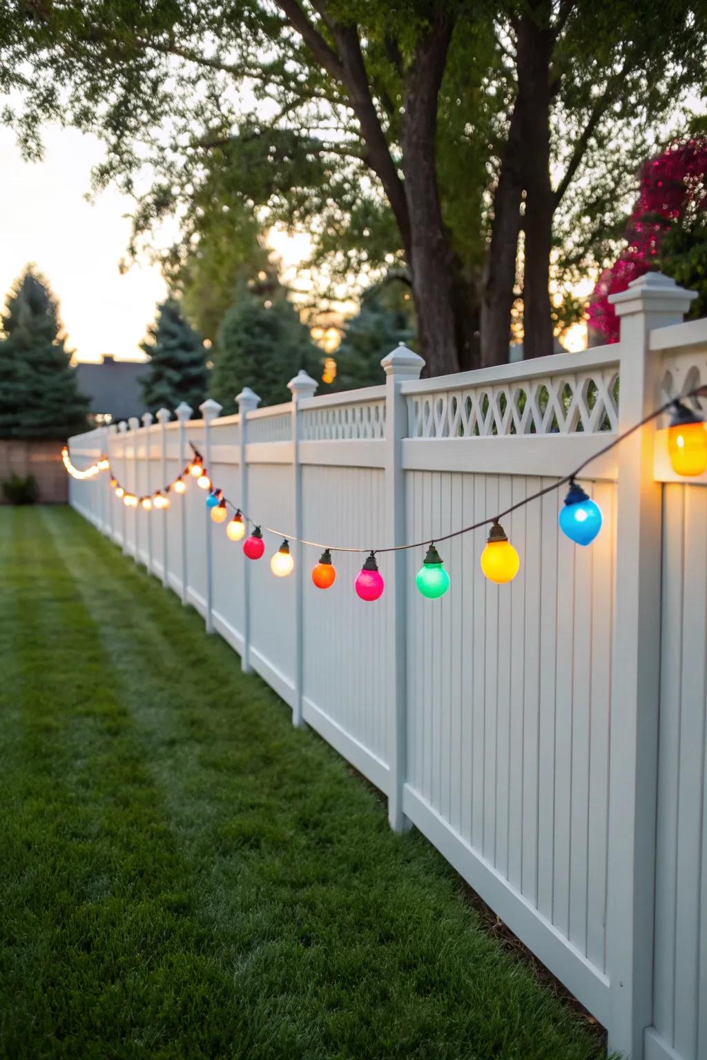 Festoon lamps convey hue and elation to your open-air space.