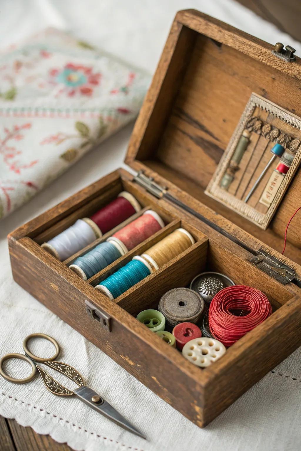 Mending kits are essential for quick wardrobe fixes.
