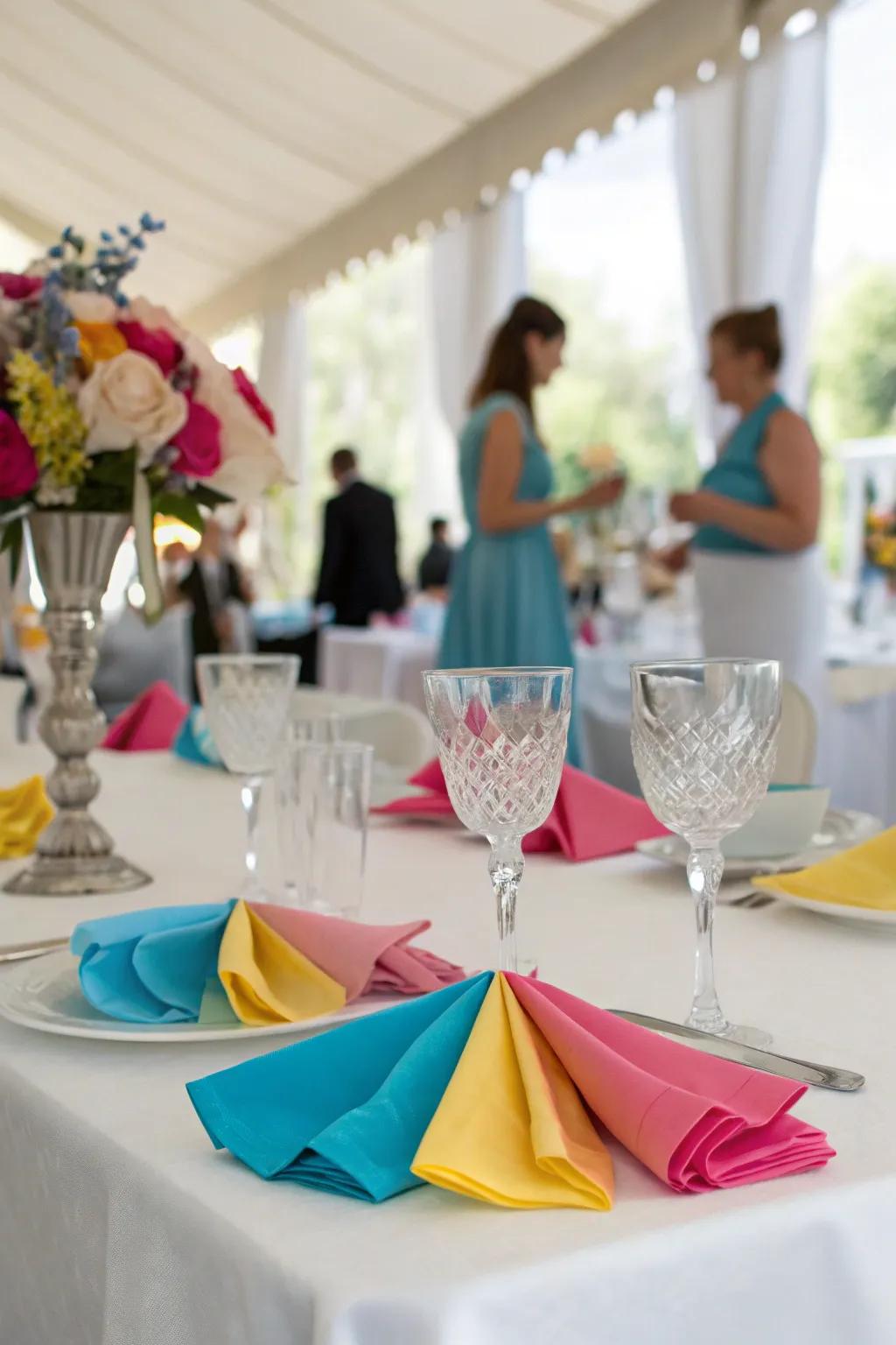 Vibrant touches inject life into tables